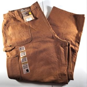 Carhartt Washed Duck Double-Front Work Dungaree Loose Original Fit. 42 x 30